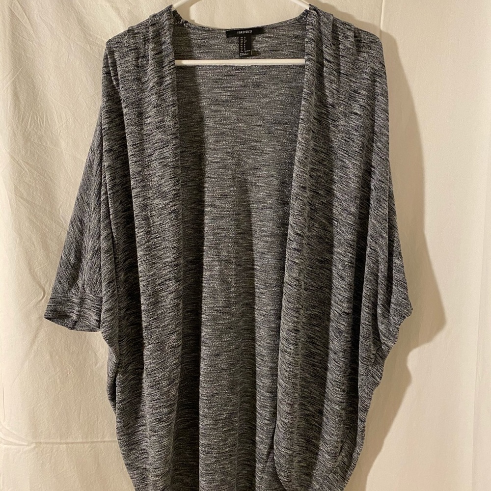 forever 21 grey cardigan